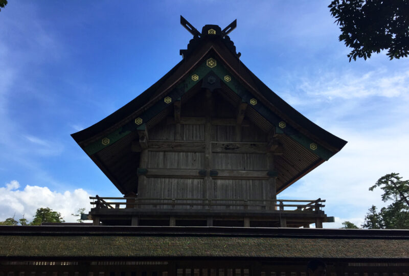出雲大社本殿の大屋根