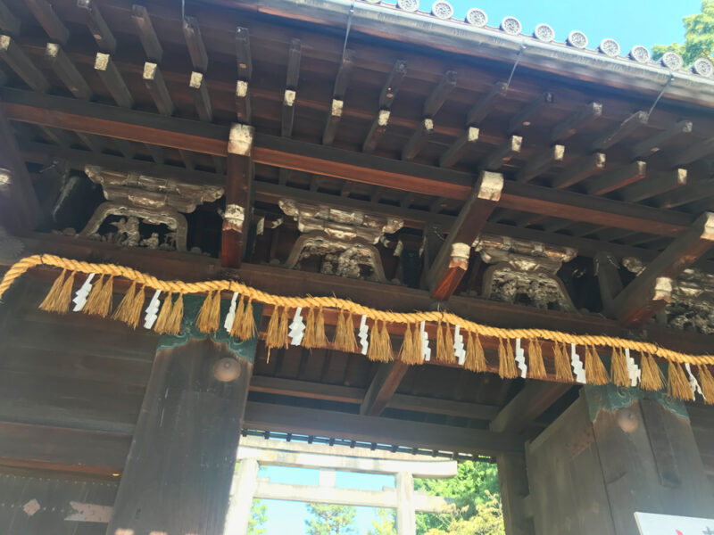御香宮神社の表門