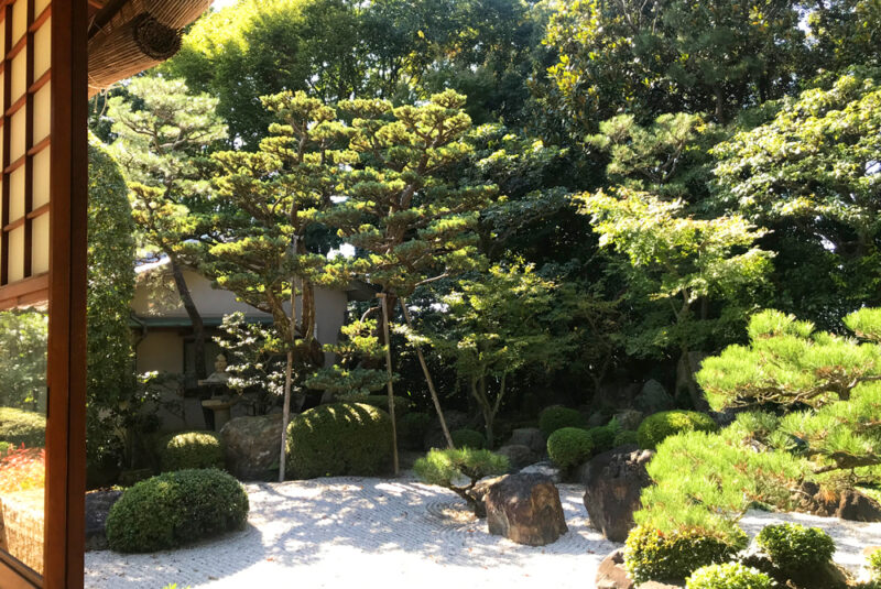 御香宮神社、小堀遠州ゆかりの石庭