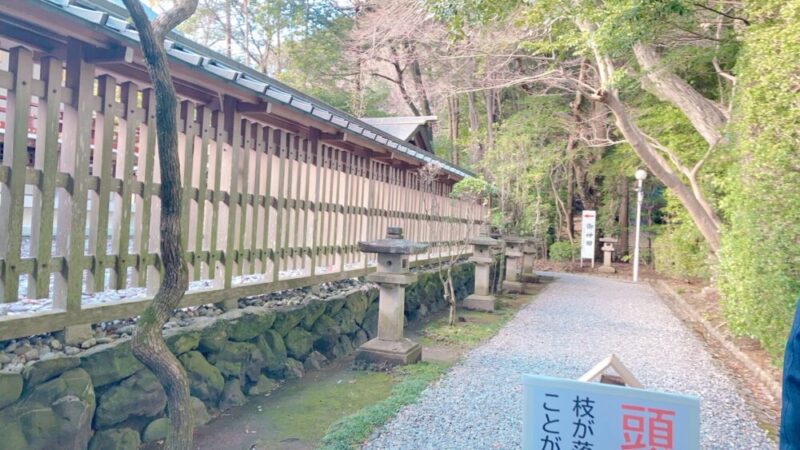 猿田彦神社、御神田(おみた)へと続く参道
